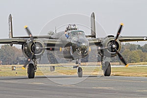 World War II B-25 Mitchell Bomber Aircraft