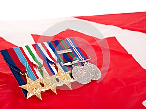 World War II Canadian medals