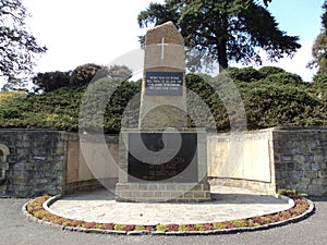 World War II Cemetery in Kohima Town, Nagaland, India photo