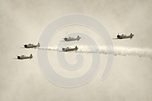 World War II fighters photo