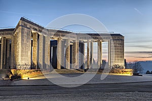 World War II memorial in Bastogne, Belgium