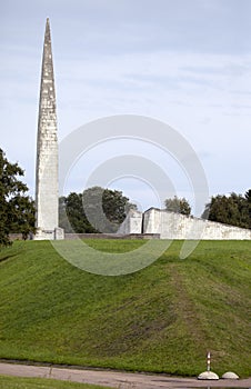 World War II Memorial on Mary Hill Maarjamae in the district of Pirita, Tallinn , the capital of Estonia