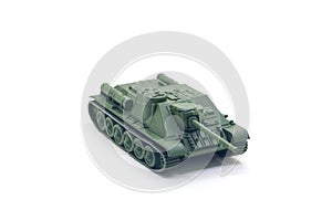 World war II tank isolate on white background