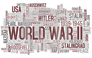 World War II Word Cloud