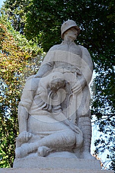 World War Memorial, Toszeg, Hungary