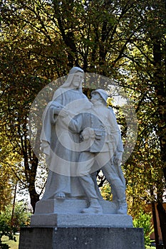 World War Memorial, Toszeg, Hungary