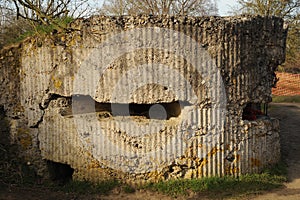 World War one bunker, Hill 60, Belgium.