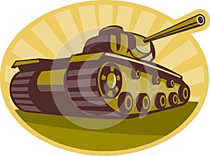 World war two battle tank