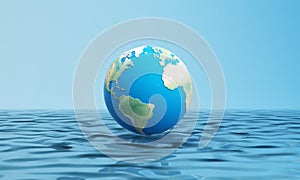 World water day, saving water quality campaign and environmental