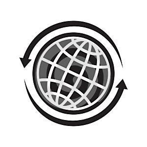 World Wide icon vector illustration for graphic and web design