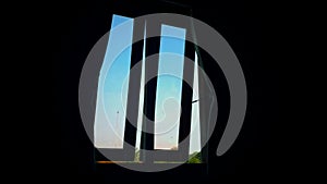 World wide open the window