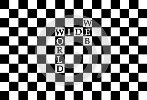 World Wide Web in a chess pattern