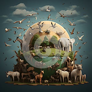 World Wildlife Day concept.