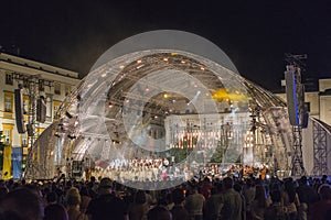 World Youth Days , concert on market square.