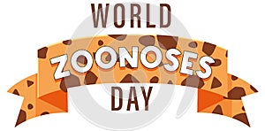 World zoonoses day poster design