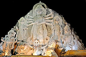 Worldest Biggest Durga Idol photo