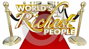 Worlds Richest People Red Carpet Elite Money Wealth photo