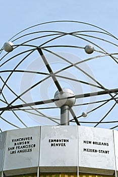 Worldtime Clock in Berlin