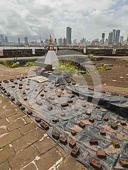 Worli Fort With A View Of Mumbai Cityscape