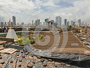 Worli Fort With A View Of Mumbai Cityscape