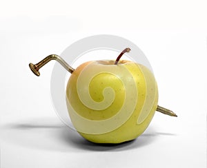 Worm-mutant in an apple â€¦