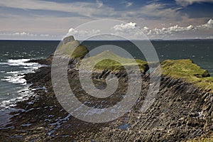 Worm's Head, Gower Peninsula, Wales photo
