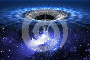 Wormhole or blackhole