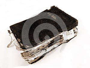 Worn Bible photo