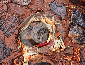 Worn and Eroded Red Rocks, Kings Canyon, Red Centre, Australia