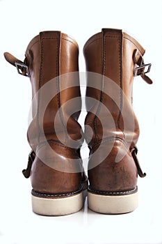 Worn fashion boots