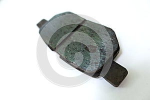 Worn out brake pad or brake shoes