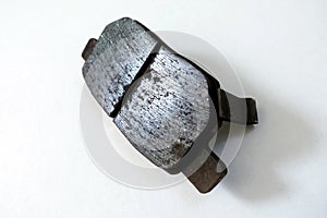 Worn out brake pad or brake shoes