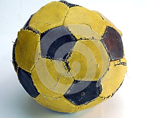 Worn-out football