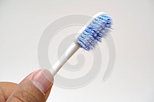 Worn out toothbrush