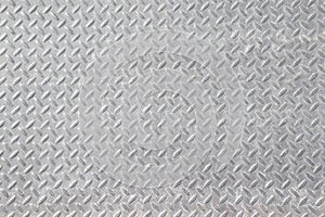 Worn Polished grungy Industrial Checker Plate Background Texture