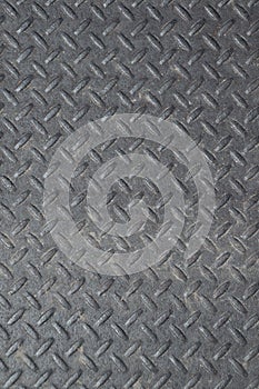 Worn Polished grungy Industrial Checker Plate Background Texture