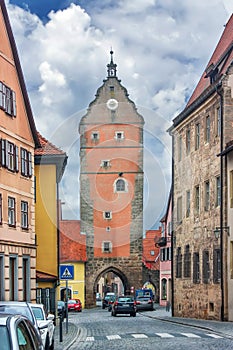 Wornitz Gate in Dinkelsbuhl, Germany