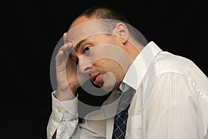 Worried businessman