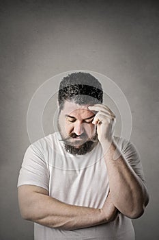 Worried man