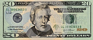 Worried Twenty Dollar Bill photo