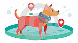 Worried about your pets safety while on walks The smart collars GPS tracking and geofencing feature will put your mind