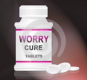 Worry cure concept. photo