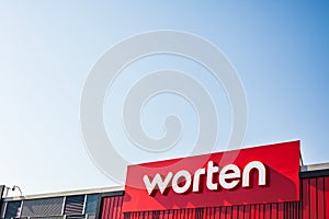 Worten store electronics retail chain brand logo