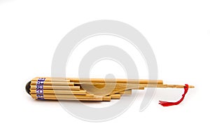 Wot Thai is a circular panpipe used in the music of the Isan at Thailand.