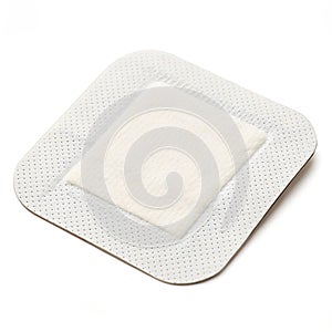 Wound pad isolated on white background
