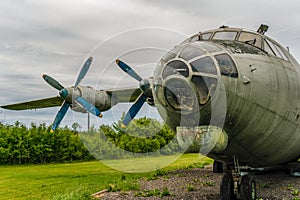 Wounded bird! Abandoned Soviet military transport aircraft
