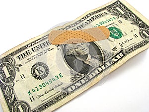 Wounded Dollar Bill