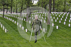 Wounded Warrior Combat Veteran, Soldier Hero, Sacrifice photo