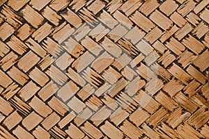 Woven bamboo texture for pattern and background