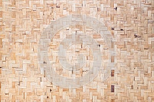 Woven bamboo texture